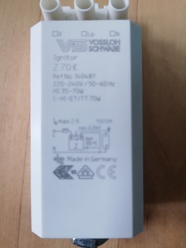 Vossloh schwabe zündgerät - vossloh,