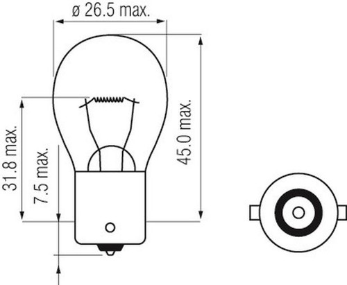 12v 35w ba15s glühbirne - 35w, lampe