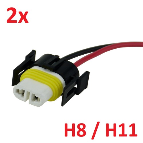 H11 fassung lampe - 2x, h8